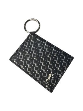 Yves Saint Laurent (YSL) Beauty Mirror Key Ring OS Black Gold
